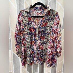 Serengeti Vibrant Button Down Shirt